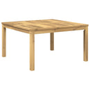 vidaXL Dohányzóasztal Fehér 80 x 80,5 x 45 cm Tömör Akácfa