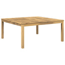 vidaXL Dohányzóasztal Fehér 100 x 100,5 x 45 cm Tömör Akácfa
