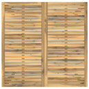 vidaXL Kerti Bár Asztal Fehér 110 x 108,5 x 105 cm Tömör Akácfa