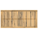 vidaXL Dohányzóasztal Fehér 50 x 100,5 x 45 cm Tömör Akácfa