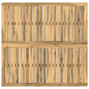 vidaXL Dohányzóasztal Fehér 100 x 100,5 x 45 cm Tömör Akácfa