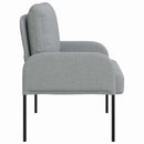 vidaXL Kanapék párnával 55cm Világosszürke Furnér