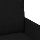 vidaXL Kanapék párnával 55cm Fekete Furnér