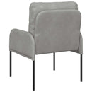 vidaXL Kanapék párnával 55cm Világosszürke Furnér