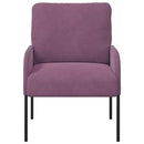 vidaXL Kanapék párnával 55cm Lila Furnér