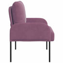 vidaXL Kanapék párnával 55cm Lila Furnér