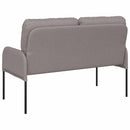 vidaXL Kanapék párnával 110cm Tópszínű Furnér