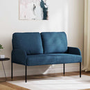vidaXL Kanapék párnával 110cm Kék Furnér