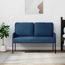 vidaXL Kanapék párnával 110cm Kék Furnér