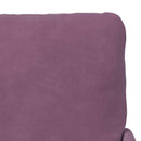 vidaXL Kanapék párnával 110cm Lila Furnér