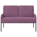 vidaXL Kanapék párnával 110cm Lila Furnér