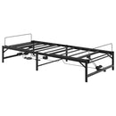 vidaXL Elektromosan Állítható Ágykeret Fekete 100 x 200 cm Acél