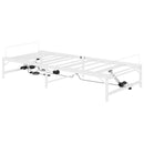 vidaXL Elektromosan Állítható Ágykeret Fehér 80 x 200 cm Acél