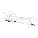 vidaXL Elektromosan Állítható Ágykeret Fehér 90 x 200 cm Acél