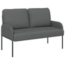 vidaXL Ülőgarnitúrák 3 pcs Sötétszürke 115 x 56 x 80 cm Furnér