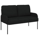 vidaXL Ülőgarnitúrák párnával 3 pcs Fekete 115 x 56 x 80 cm Furnér