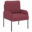 vidaXL Ülőgarnitúrák párnával 3 pcs Bordó 115 x 56 x 80 cm Furnér