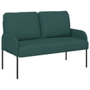 vidaXL Ülőgarnitúrák párnával 3 pcs Sötétzöld 115 x 56 x 80 cm Furnér