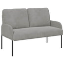 vidaXL Ülőgarnitúrák 3 pcs Világosszürke 115 x 56 x 80 cm Furnér