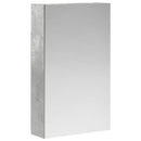 vidaXL Fürdőszobai tükörszekrény Beton Szürke 30 x 10,5 x 50 cm