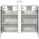 vidaXL Fürdőszobai tükörszekrény Beton Szürke 30 x 10,5 x 50 cm