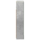 vidaXL Fürdőszobai tükörszekrény Beton Szürke 30 x 10,5 x 50 cm