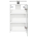 vidaXL Fürdőszobai tükörszekrény Fehér 30 x 10,5 x 50 cm Faanyag