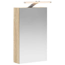 vidaXL Fürdőszobai tükörszekrény Sonoma tölgy 30 x 10,5 x 50 cm