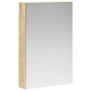 vidaXL Fürdőszobai tükörszekrény Sonoma tölgy 40 x 10,5 x 60,5 cm
