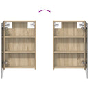 vidaXL Fürdőszobai tükörszekrény Sonoma tölgy 40 x 10,5 x 60,5 cm
