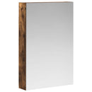 vidaXL Fürdőszobai tükörszekrény Füstölt tölgy 40 x 10,5 x 60,5 cm