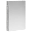 vidaXL Fürdőszobai tükörszekrény Szürke Sonoma 40 x 10,5 x 60,5 cm