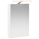 vidaXL Fürdőszobai tükörszekrény Fehér 40 x 10,5 x 60,5 cm Faanyag