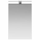 vidaXL Fürdőszobai tükörszekrény Fekete tölgy 40 x 10,5 x 60,5 cm