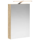 vidaXL Fürdőszobai tükörszekrény Sonoma tölgy 40 x 10,5 x 60,5 cm