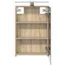 vidaXL Fürdőszobai tükörszekrény Sonoma tölgy 40 x 10,5 x 60,5 cm