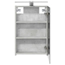 vidaXL Fürdőszobai tükörszekrény Beton Szürke 40 x 10,5 x 60,5 cm