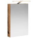 vidaXL Fürdőszobai tükörszekrény Öreg fa 40 x 10,5 x 60,5 cm Faanyag