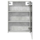 vidaXL Fürdőszobai tükörszekrény Beton Szürke 50 x 14,5 x 70 cm