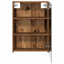 vidaXL Fürdőszobai tükörszekrény Öreg fa 50 x 14,5 x 70 cm Faanyag
