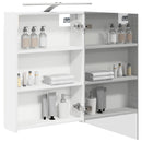vidaXL Fürdőszobai tükörszekrény Fehér 50 x 14,5 x 70 cm Faanyag