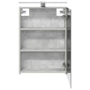 vidaXL Fürdőszobai tükörszekrény Beton Szürke 50 x 14,5 x 70 cm