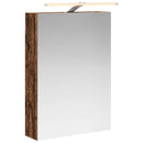 vidaXL Fürdőszobai tükörszekrény Öreg fa 50 x 14,5 x 70 cm Faanyag
