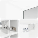 vidaXL Fürdőszobai tükörszekrény Fehér 60 x 14,5 x 50 cm Faanyag
