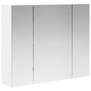 vidaXL Fürdőszobai tükörszekrény Fehér 60 x 14,5 x 50 cm Faanyag