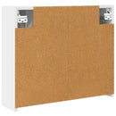 vidaXL Fürdőszobai tükörszekrény Fehér 60 x 14,5 x 50 cm Faanyag