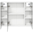 vidaXL Fürdőszobai tükörszekrény Fehér 60 x 14,5 x 50 cm Faanyag