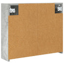 vidaXL Fürdőszobai tükörszekrény Beton Szürke 60 x 14,5 x 50 cm