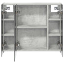 vidaXL Fürdőszobai tükörszekrény Beton Szürke 60 x 14,5 x 50 cm