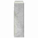 vidaXL Fürdőszobai tükörszekrény Beton Szürke 60 x 14,5 x 50 cm
